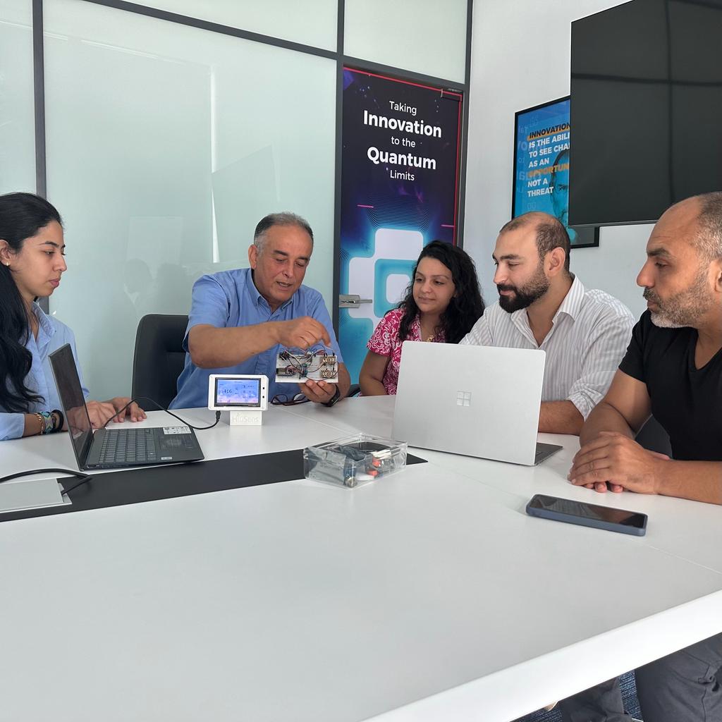 Visit of Dr Marwa Haddad, Opale Énergie, Besançon, France