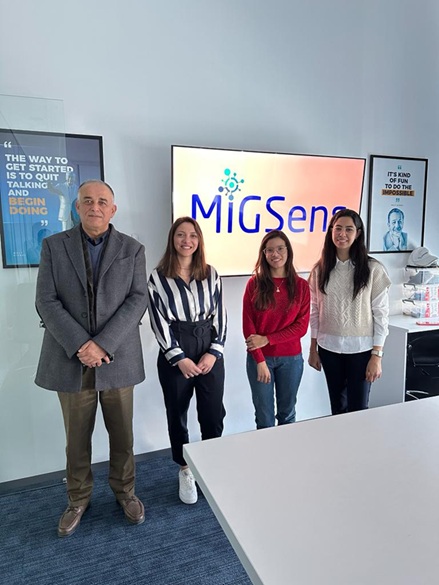 Visit of Dr Marwa Haddad, Opale Énergie, Besançon, France