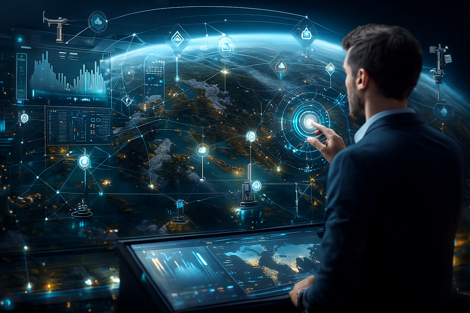 MIGSens environmental monitoring illustration